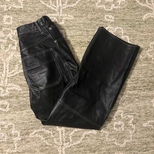 Free People Leather Pants